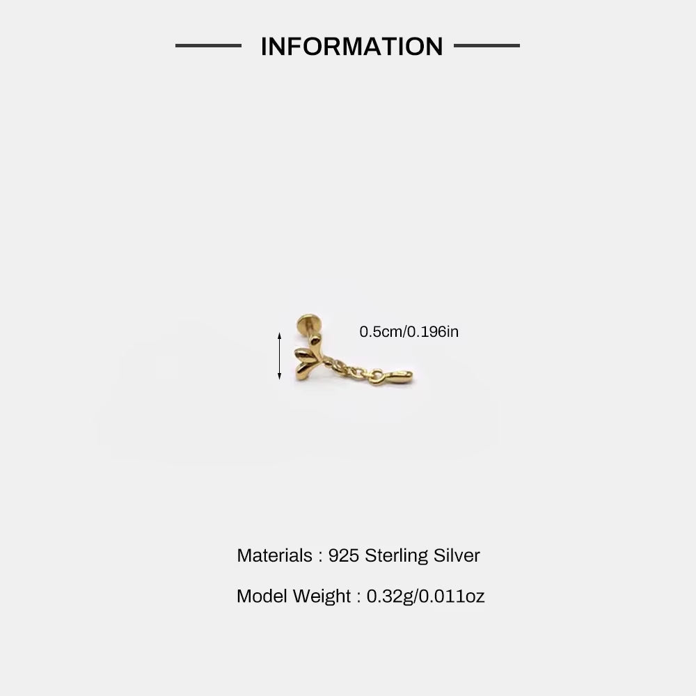 Luxe Line Mini Zircon Stud – a Spark of Modern Minimalism