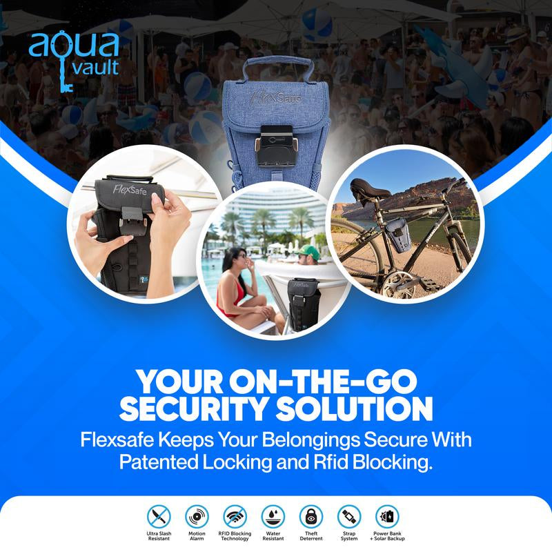 Flexsafe Portable Travel Safe - Personalized Safety Device for Traveling