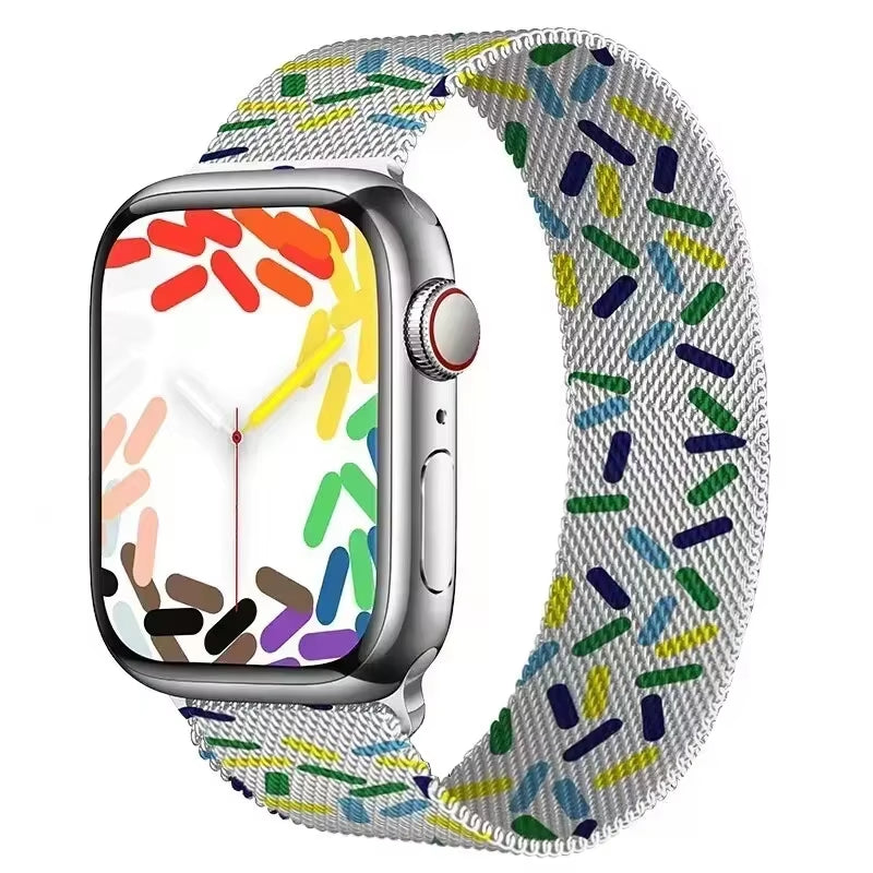 Milanese Strap for Apple Watch Band Ultra 2 49Mm 44Mm 40Mm 45Mm 41Mm 38Mm 44Mm Bracelet F or Iwatch Series 9 3 6 5 SE 7 8 Strap
