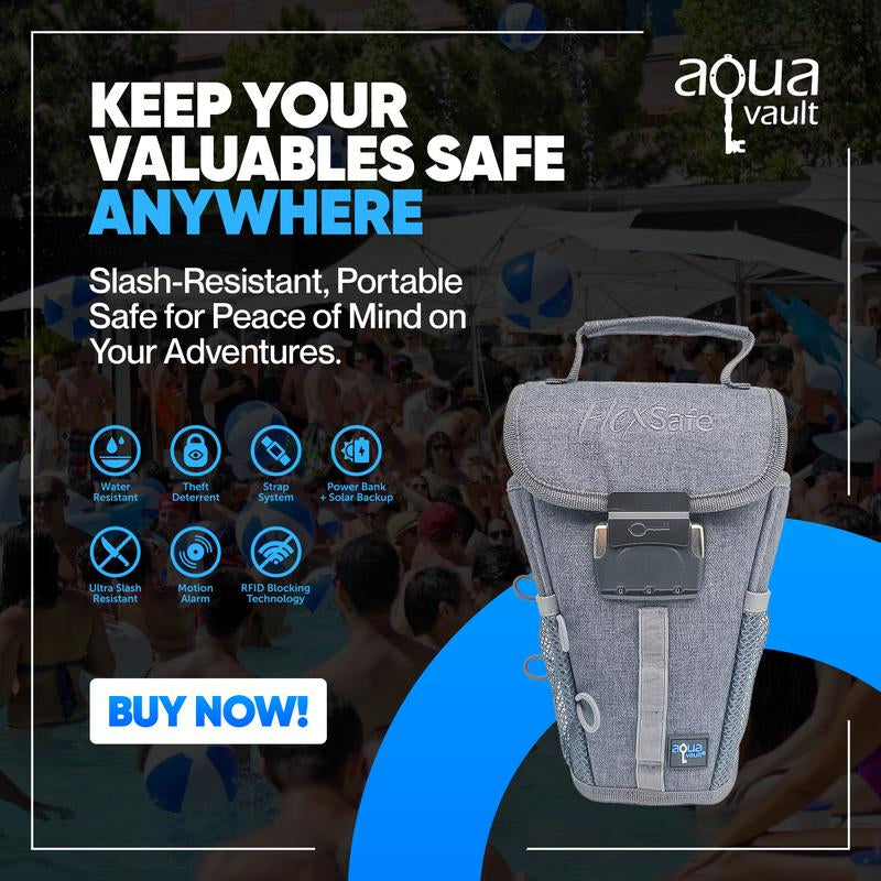 Flexsafe Portable Travel Safe - Personalized Safety Device for Traveling