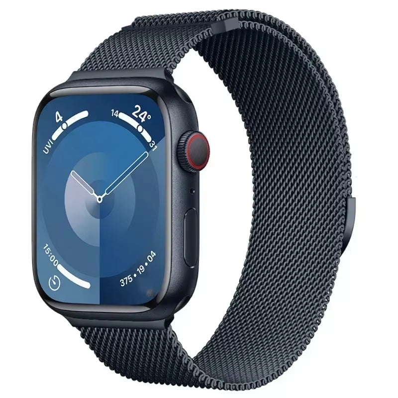 Milanese Strap for Apple Watch Band Ultra 2 49Mm 44Mm 40Mm 45Mm 41Mm 38Mm 44Mm Bracelet F or Iwatch Series 9 3 6 5 SE 7 8 Strap