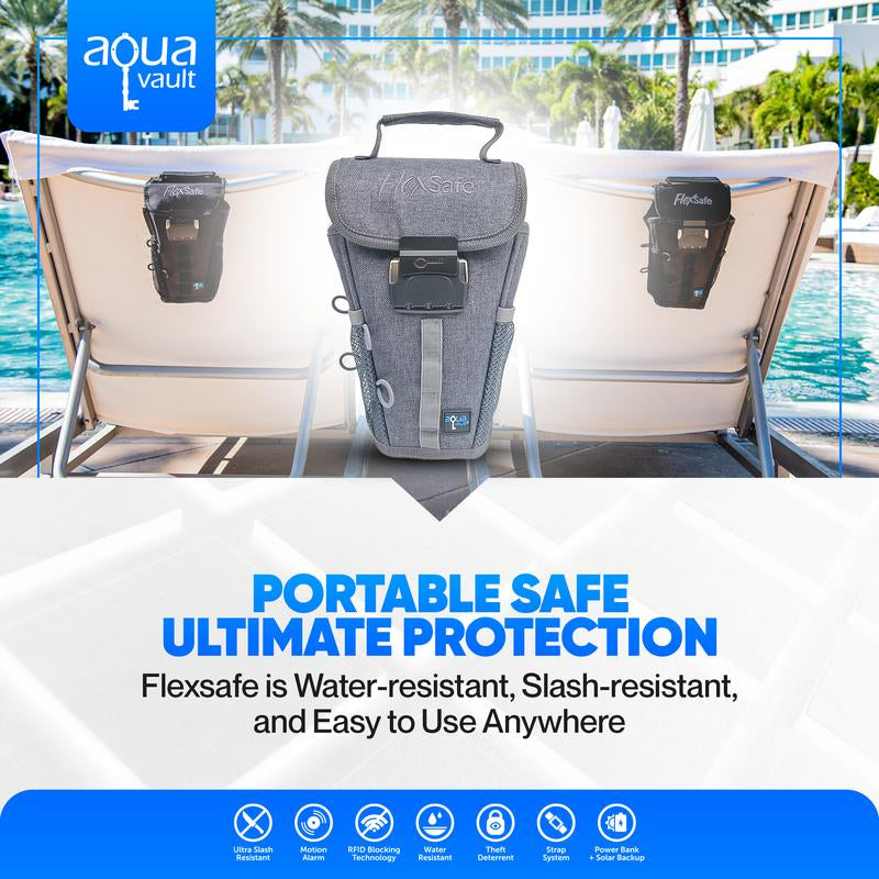 Flexsafe Portable Travel Safe - Personalized Safety Device for Traveling