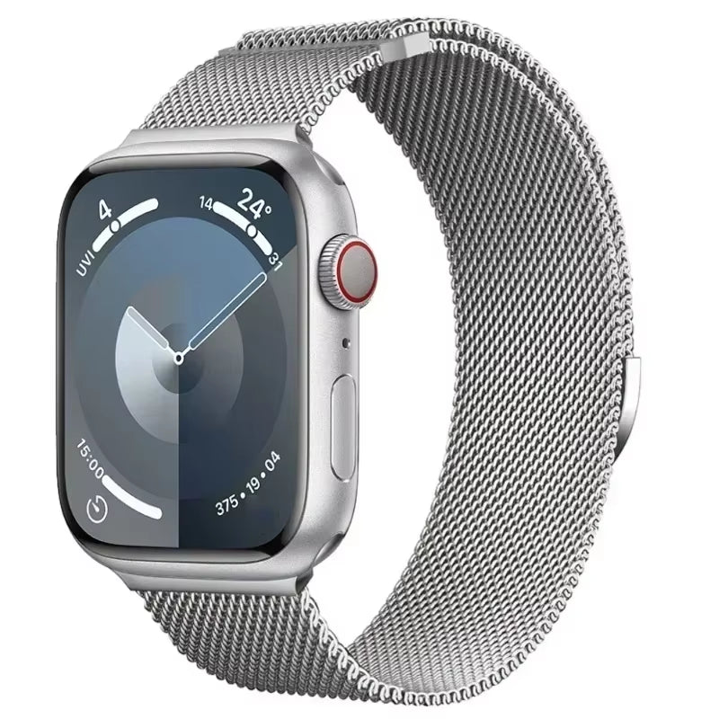 Milanese Strap for Apple Watch Band Ultra 2 49Mm 44Mm 40Mm 45Mm 41Mm 38Mm 44Mm Bracelet F or Iwatch Series 9 3 6 5 SE 7 8 Strap