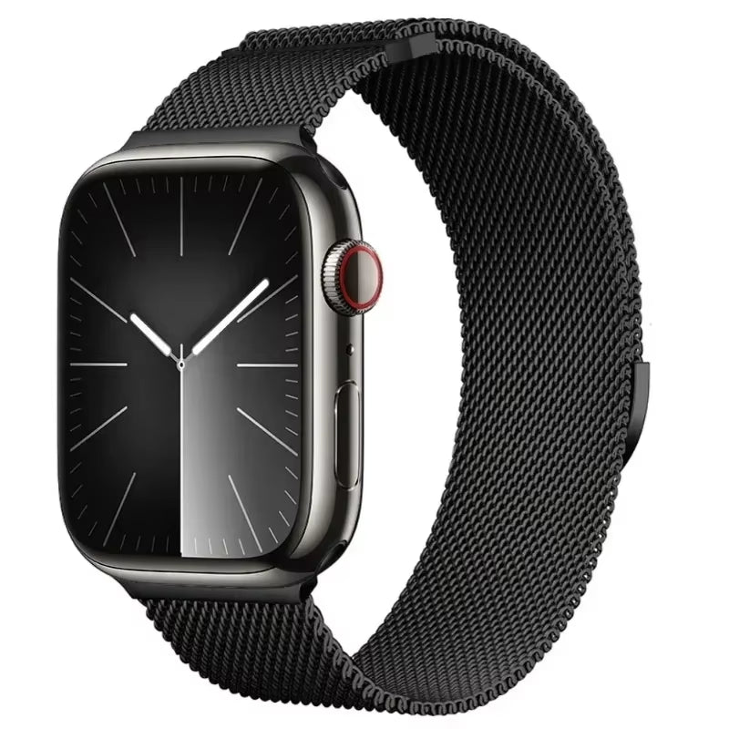 Milanese Strap for Apple Watch Band Ultra 2 49Mm 44Mm 40Mm 45Mm 41Mm 38Mm 44Mm Bracelet F or Iwatch Series 9 3 6 5 SE 7 8 Strap