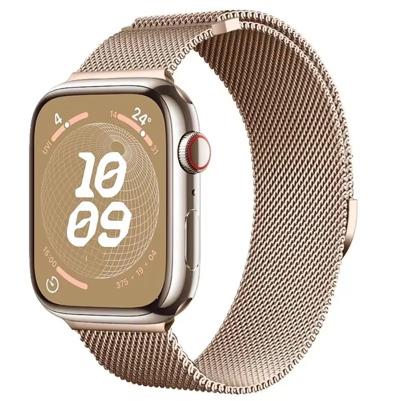 Milanese Strap for Apple Watch Band Ultra 2 49Mm 44Mm 40Mm 45Mm 41Mm 38Mm 44Mm Bracelet F or Iwatch Series 9 3 6 5 SE 7 8 Strap