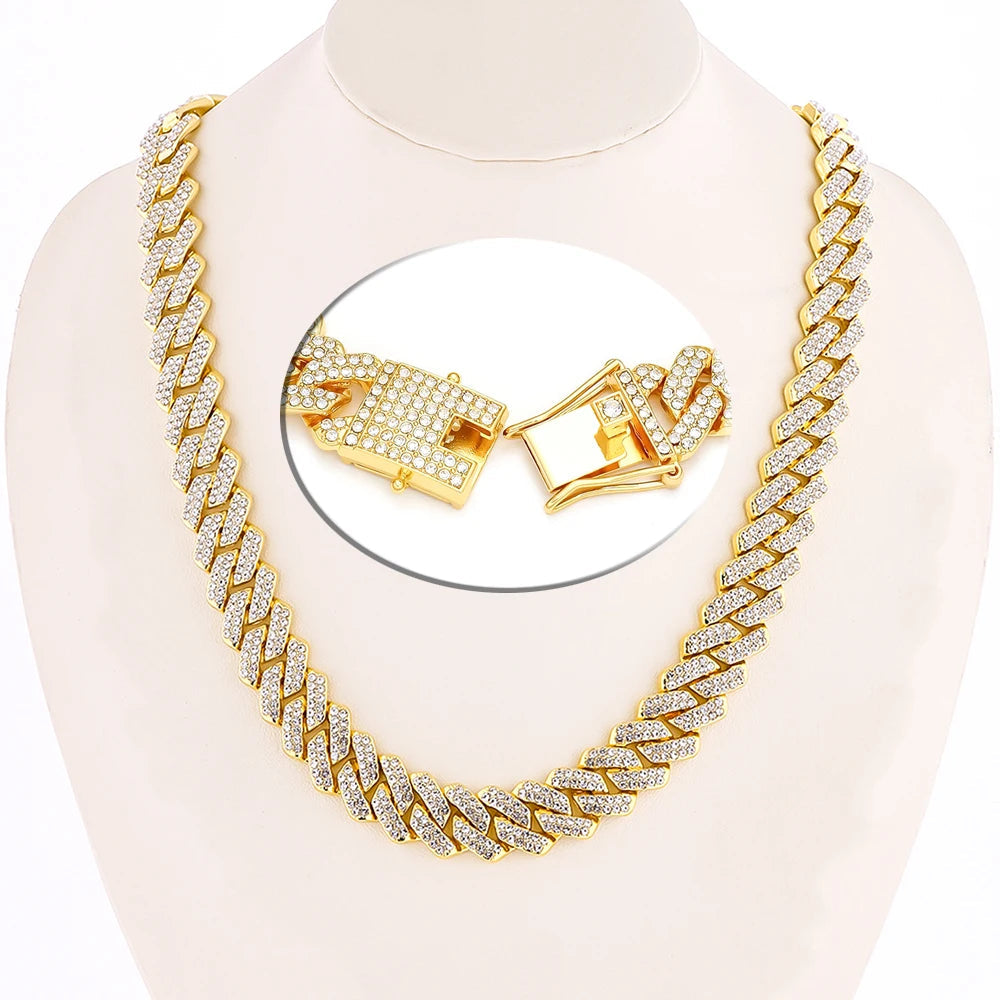 15MM Iced Cuban Link Chain – Unapologetically Bold, Forever Shiny